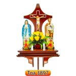 [2023-2024] Toà thờ + Chúa Kito Maria Chất lượng Altar Jesus Christ Mary Joseph Cross